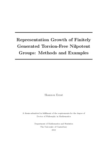 Representation Growth of Finitely Generated Torsion-Free Nilpotent Groups: Methods and Examples