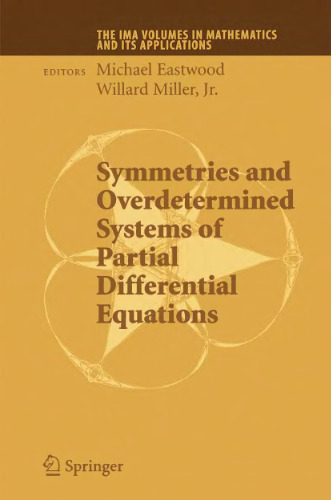 Symmetries and overdetermined systems of partial differential equations