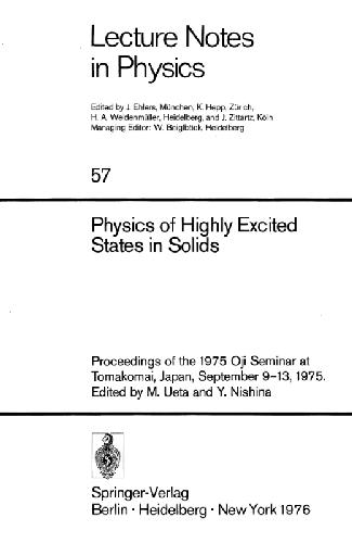 Physics of Highly Excited States in Solids