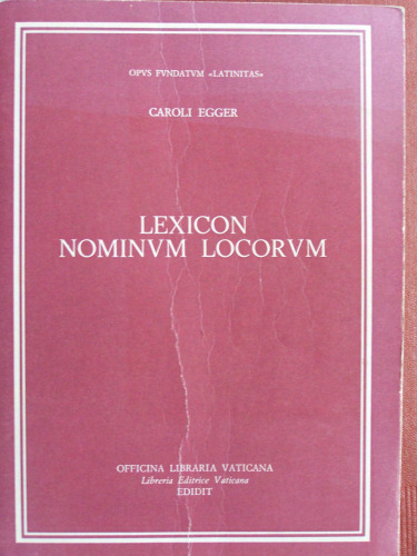 Lexicon nominum locorum