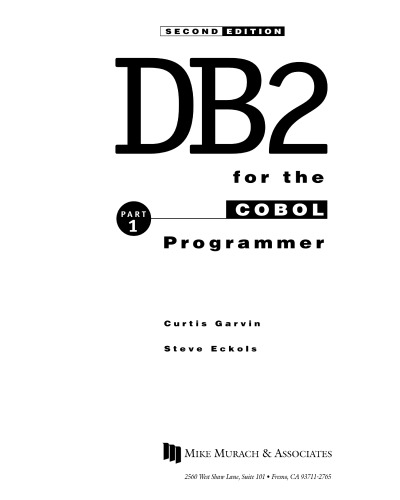 DB2 for the COBOL Programmer, Part 1