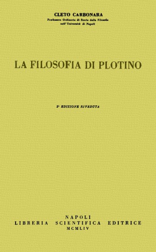 La filosofia di Plotino