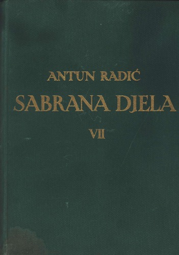 Sabrana djela Antuna Radića VII. Seljački nauk