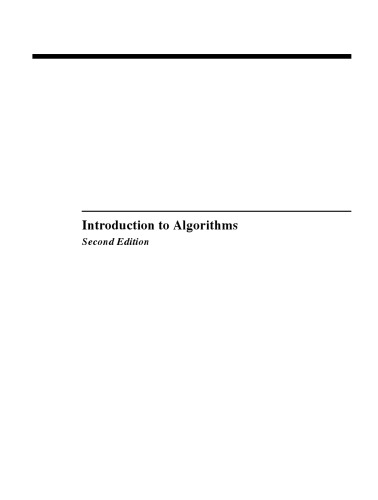 Introduction to algorithms