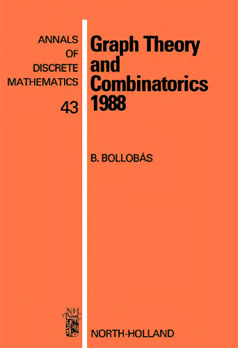 Graph Theory and combinatorics 1988, Proceedings of the Cambridge Combinatorial Conference in Honour of Paul Erdös