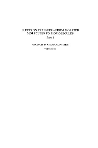 Electron Transfer - From Isolated Molecules to Biomolecules