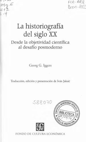 La historiografia del siglo XX