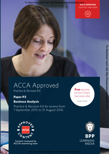 ACCA P3 Business Analysis: Practice and Revision Kit