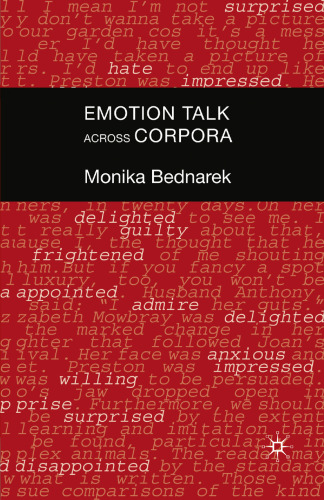 Emotion Talk Across Corpora