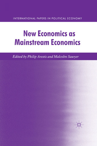 New Economics as Mainstream Economics