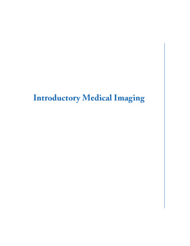 Introduction to medical imaging