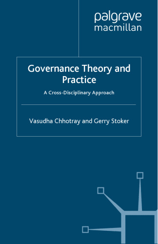 Governance Theory and Practice: A Cross-Disciplinary Approach