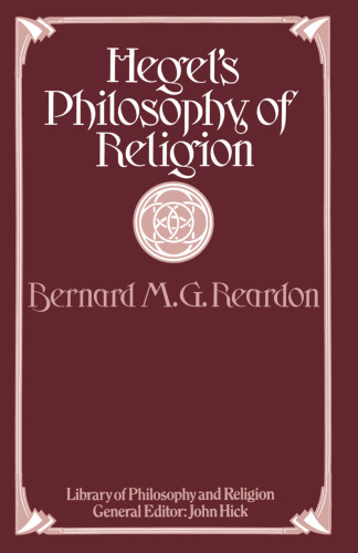 Hegel’s Philosophy of Religion