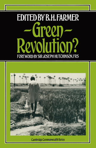 Green Revolution?: Technology and Change in Rice-growing Areas of Tamil Nadu and Sri Lanka