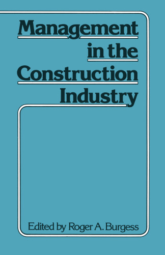 Management in the Construction Industry