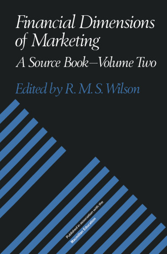 Financial Dimensions of Marketing: A Source Book - Volume Two