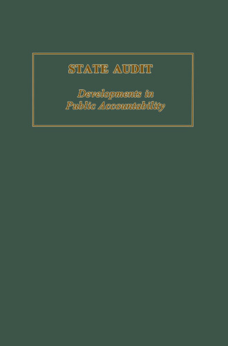 State Audit: Developments in Public Accountability