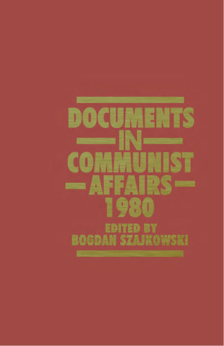 Documents in Communist Affairs, 1980