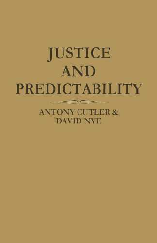 Justice and Predictability