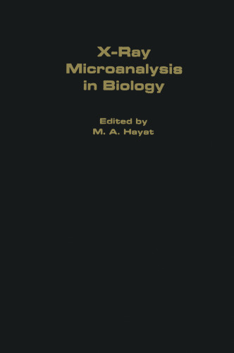 X-Ray Microanalysis in Biology