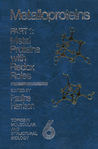 Metalloproteins: Part 1: Metal Proteins with Redox Roles