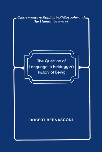 The Question of Language in Heidegger’s History of Being