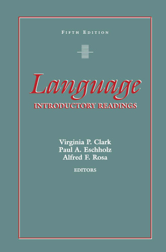 Language: Introductory Readings