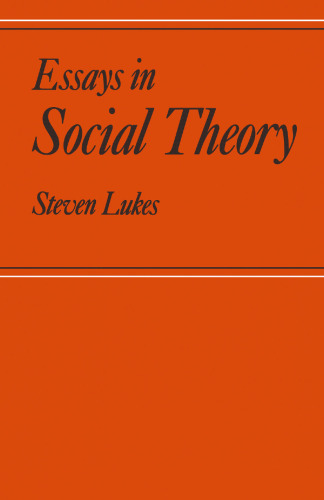 Essays in Social Theory