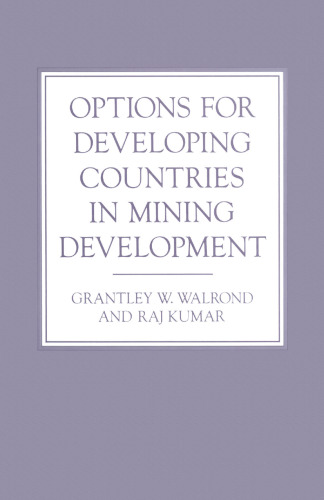 Options for Developing Countries in Mining Development