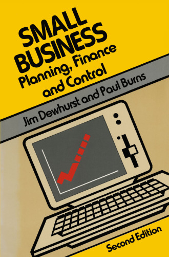 Small Business: Planning, Finance and Control