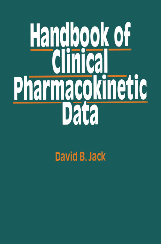 Handbook of Clinical Pharmacokinetic Data