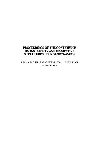 Proceedings of the Conference on Instability and Dissipative Structures in Hydrodynamics