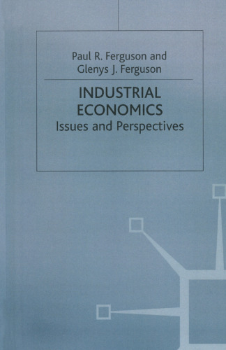 Industrial Economics: Issues and Perspectives