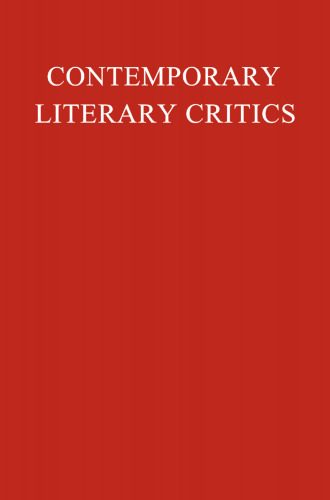 Contemporary Literary Critics