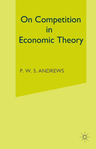 On Competition in Economic Theory