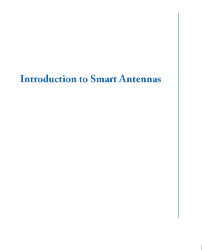 Introduction to Smart Antennas