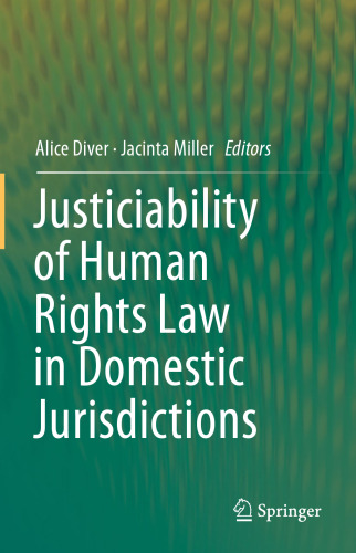 Justiciability of Human Rights Law in Domestic Jurisdictions