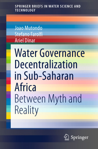 Water Governance Decentralization in Sub-Saharan Africa: Between Myth and Reality