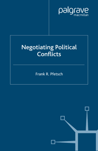 Negotiating Political Conflicts