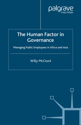 The Human Factor in Governance: Managing Public Employees in Africa and Asia