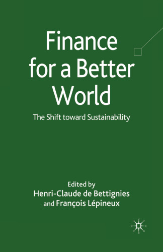 Finance for a Better World: The Shift toward Sustainability