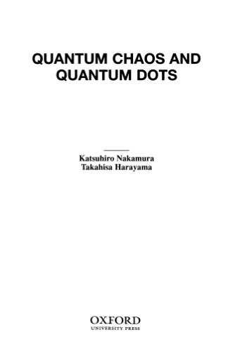 Quantum chaos and quantum dots