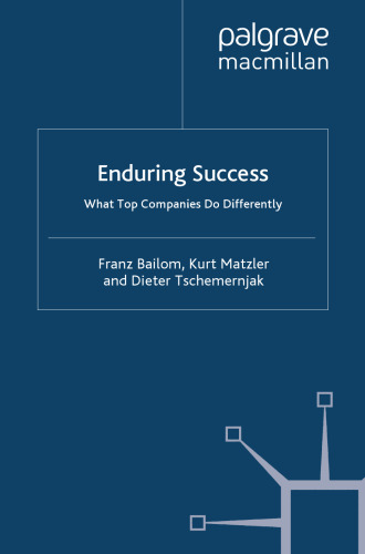 Enduring Success: What Top Companies Do Differently