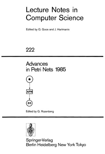 Advances in Petri Nets 1985