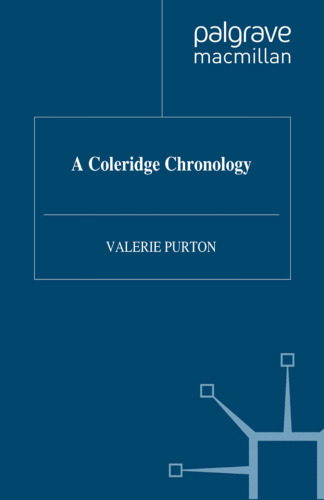 A Coleridge Chronology