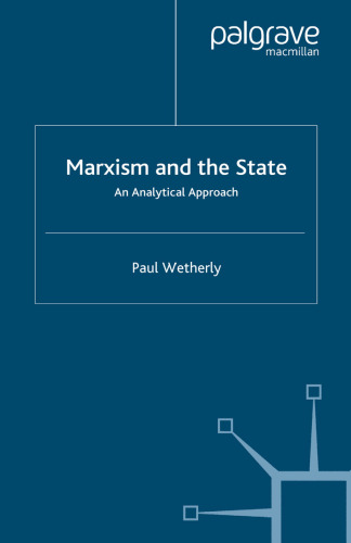 Marxism and the State: An Analytical Approach