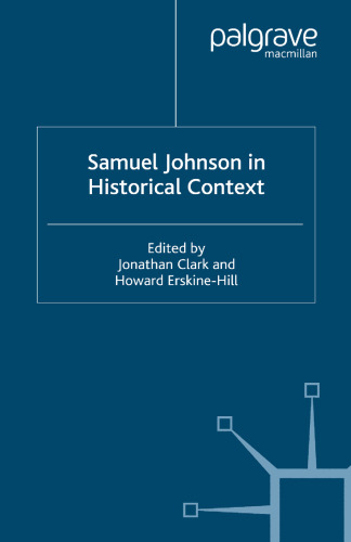 Samuel Johnson in Historical Context