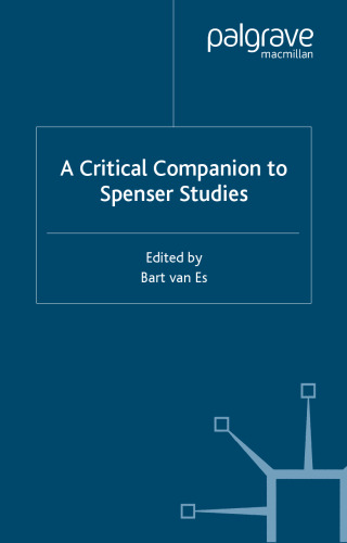 A Critical Companion to Spenser Studies