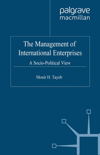 The Management of International Enterprises: A Socio-Political View