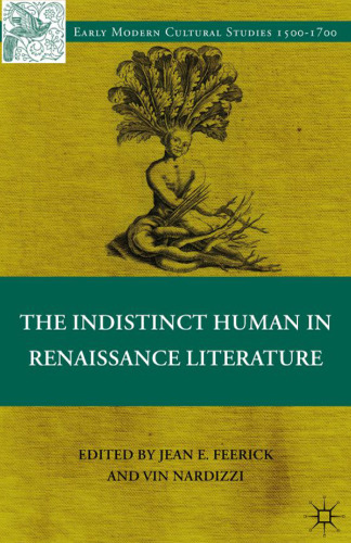 The Indistinct Human in Renaissance Literature